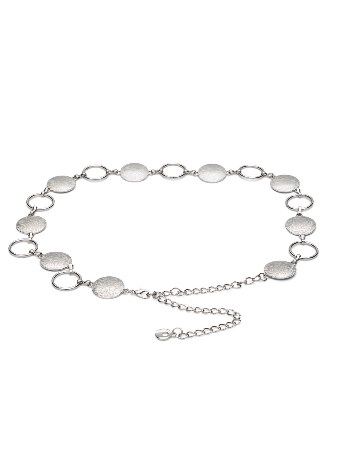 Silver Metal Chain Belt – Suzy Shier display picture 1