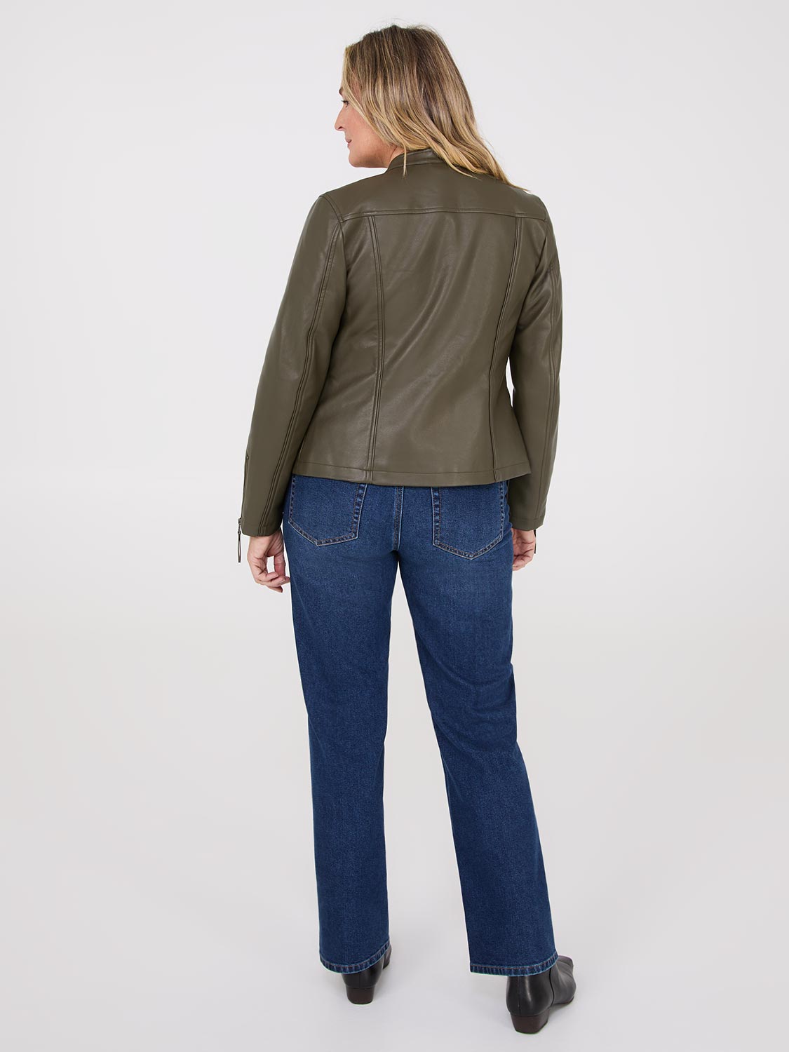 ジャケット・アウター Little suzie Vegan Leather Belted Jacket ジャケット・アウター Little suzie Vegan Leather Belted