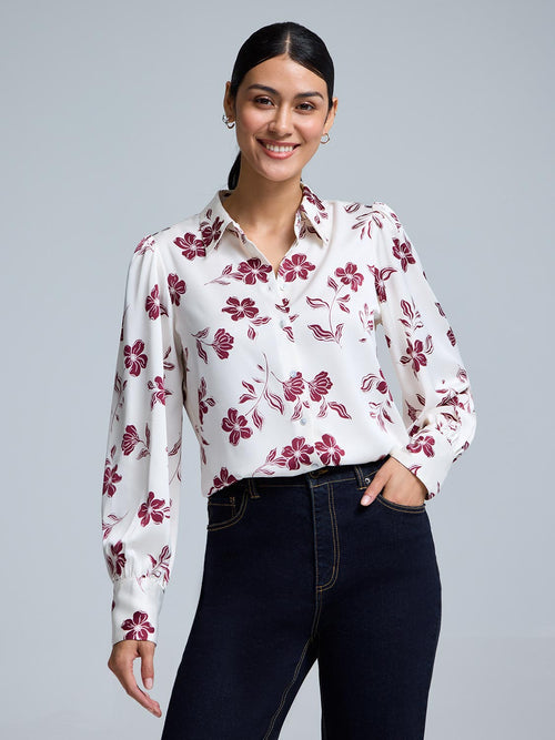 Floral Print Blouse