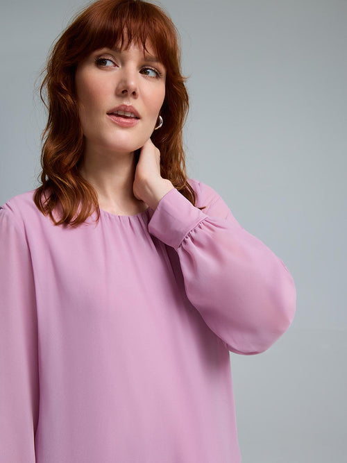 Chiffon Popover Top