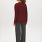 Cable Knit Sweater with Side Slits