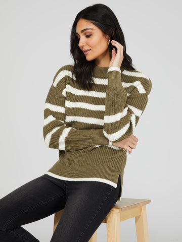 Chelsey Mock Neck Chenille Sweater – Say More Boutique