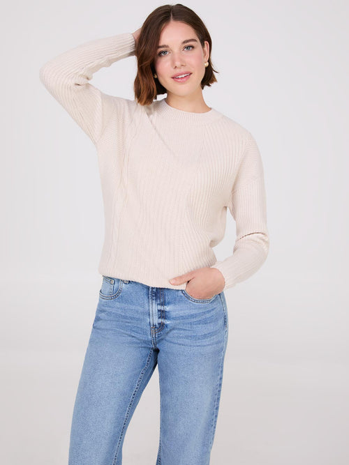 Multi Stitch Crew Neck Sweater