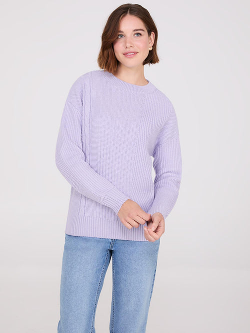 Multi Stitch Crew Neck Sweater