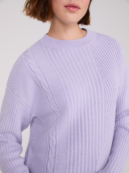 Multi Stitch Crew Neck Sweater