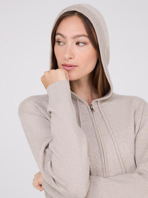 Zip Up Hoodie Oatmeal