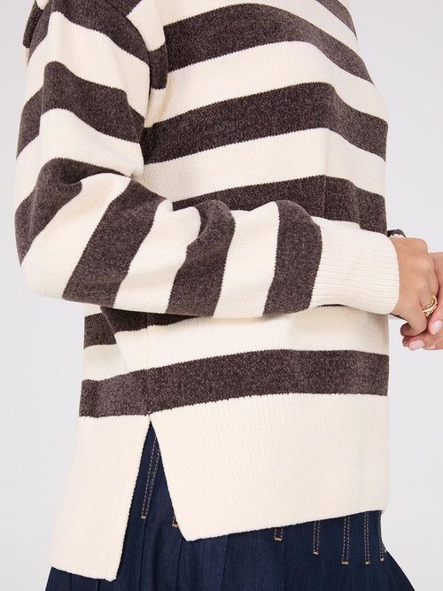 Striped Chenille Sweater