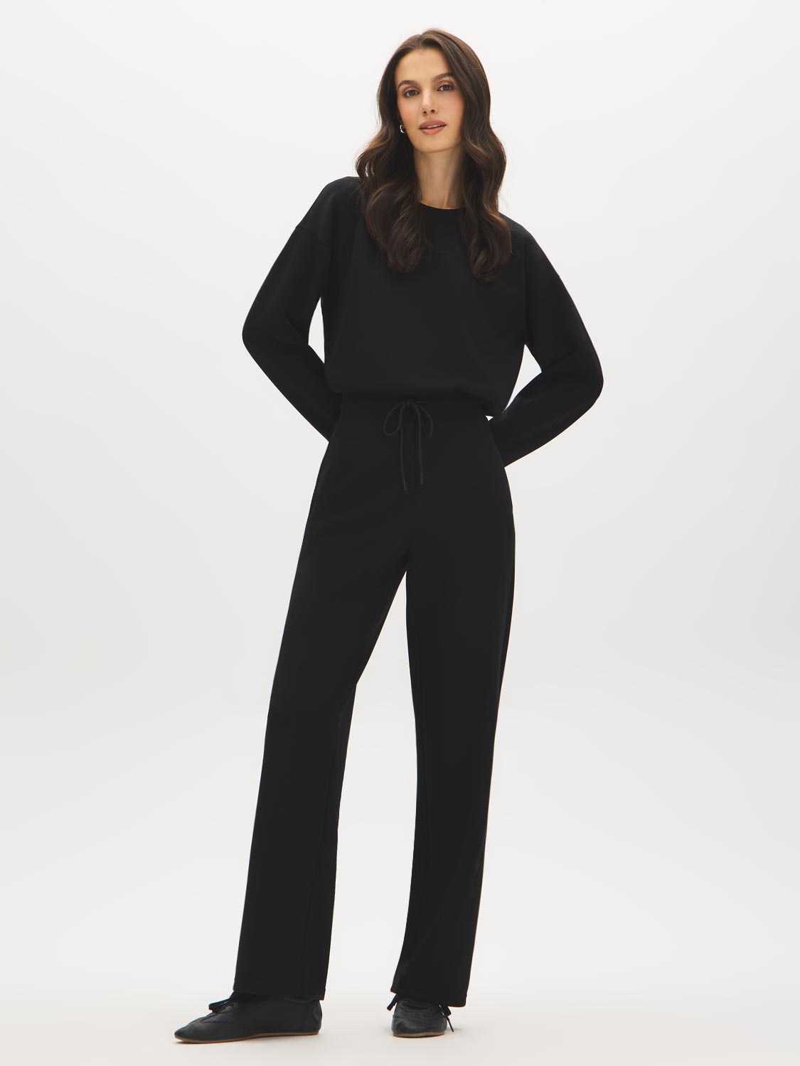 Cloud Fleece Wide-Leg Pants