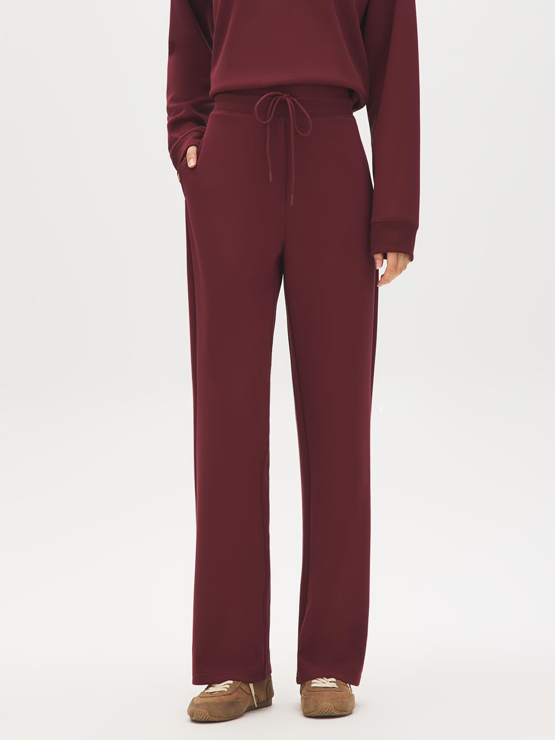Cloud Fleece Wide-Leg Pants