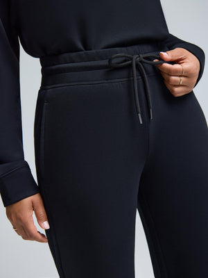 Cloud Fleece Wide-Leg Pants Black