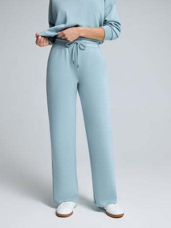 Cloud Fleece Wide-Leg Pants Icy