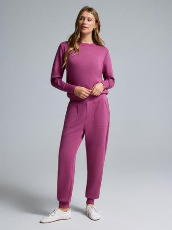 Cloud Fleece Joggers Plum
