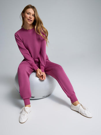 Cloud Fleece Joggers Plum