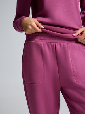 Cloud Fleece Joggers Plum