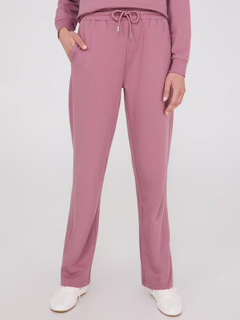 Pantalon de survêtement en molleton à jambe droite Withered Rose