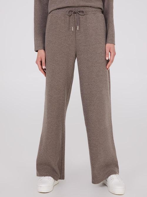 Melange Brushed Ribbed Pants