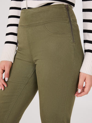 Straight Leg Twill Trousers Ivy