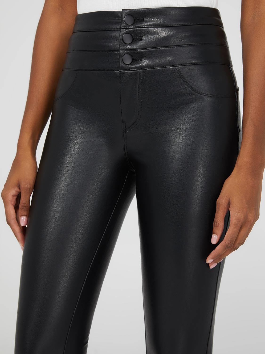 Black Faux Leather Moto PU High Waist Leather Leggings Instagram Slim Fit  Push Up Long Clubwear Pants For Women From Yuwenyue, $13.04