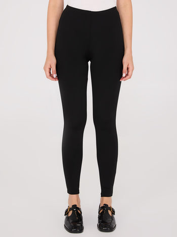 High-Rise Tummy Control Pants Black