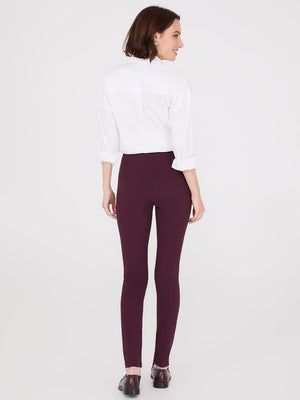 Pantalon ajusté de longueur régulière  Merlot