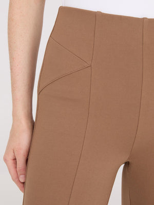 Pantalon ajusté de longueur régulière  Med Brown