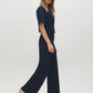 Pull-On Knit Crepe Pant - Woman Wearing Straight Leg Pants - Suzy Shier