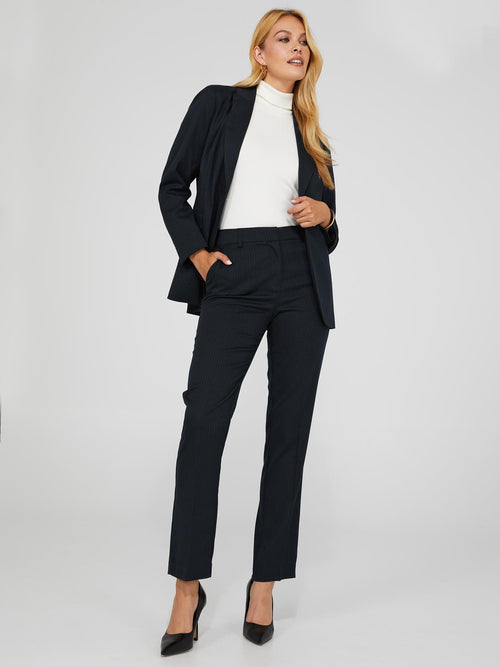 Pantalon droit à rayures