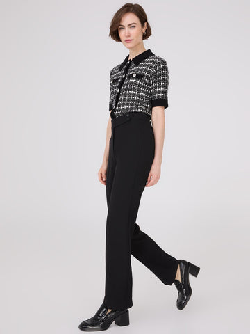 Pinstripe Straight Leg Pants – Suzy Shier