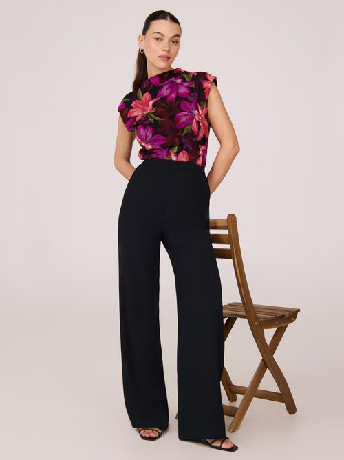Satin Wide-Leg Pants