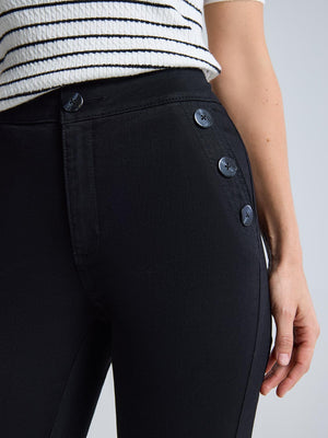 Sailor Mid-Rise Bootcut Jeans Black Rinse