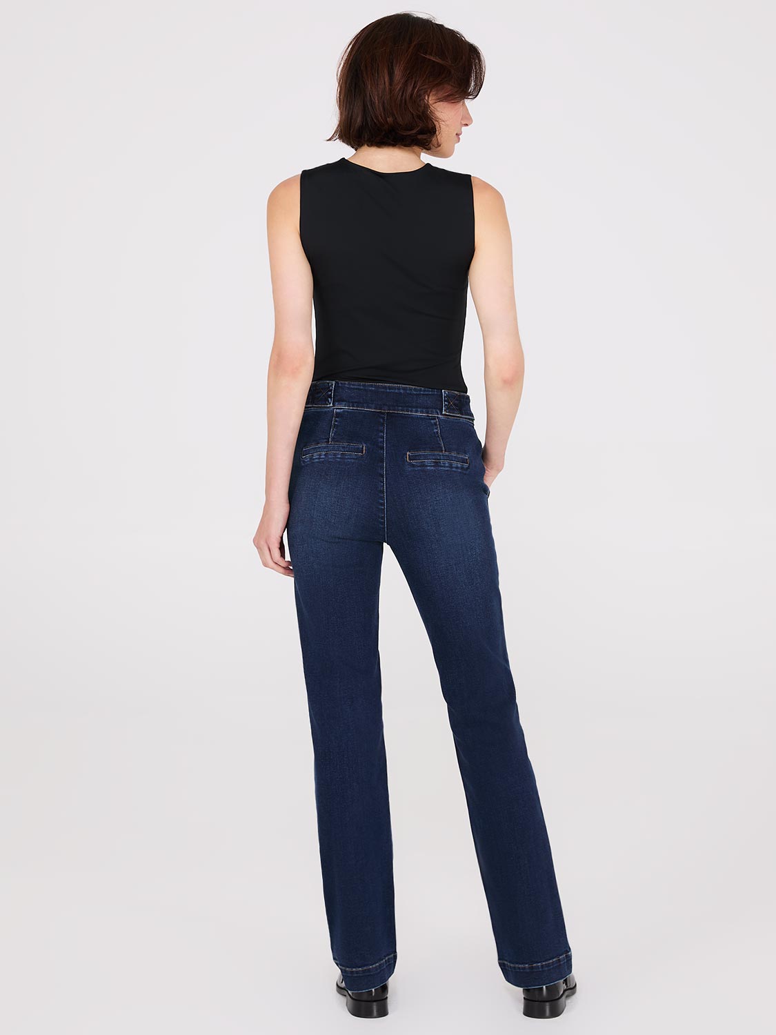 Mid-Rise Bootcut Sailor Jeans – Suzy Shier Mid-Rise Bootcut Sailor Jeans – Suzy Shier