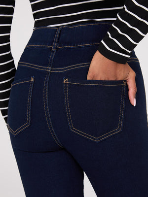 Jean ajusté extensible de pleine longueur Dk Denim Blasted