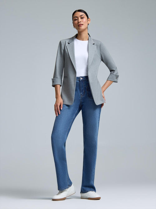 Open-Front Blazer