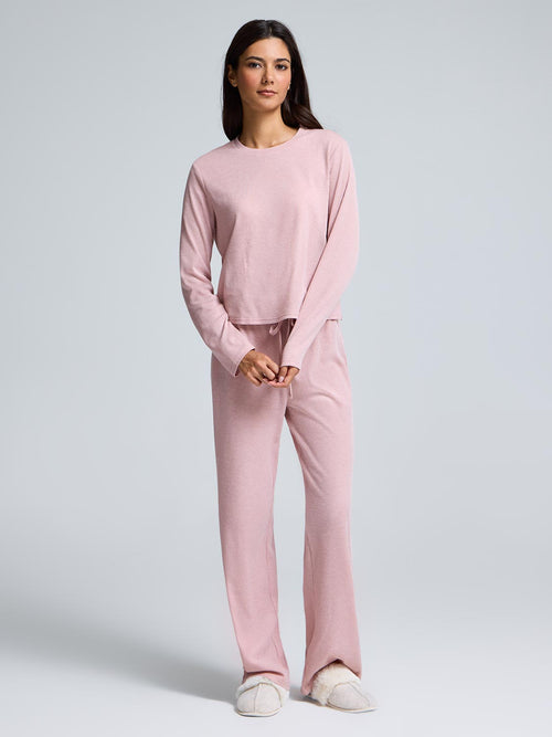 Ensemble de pyjama en tricot gaufré