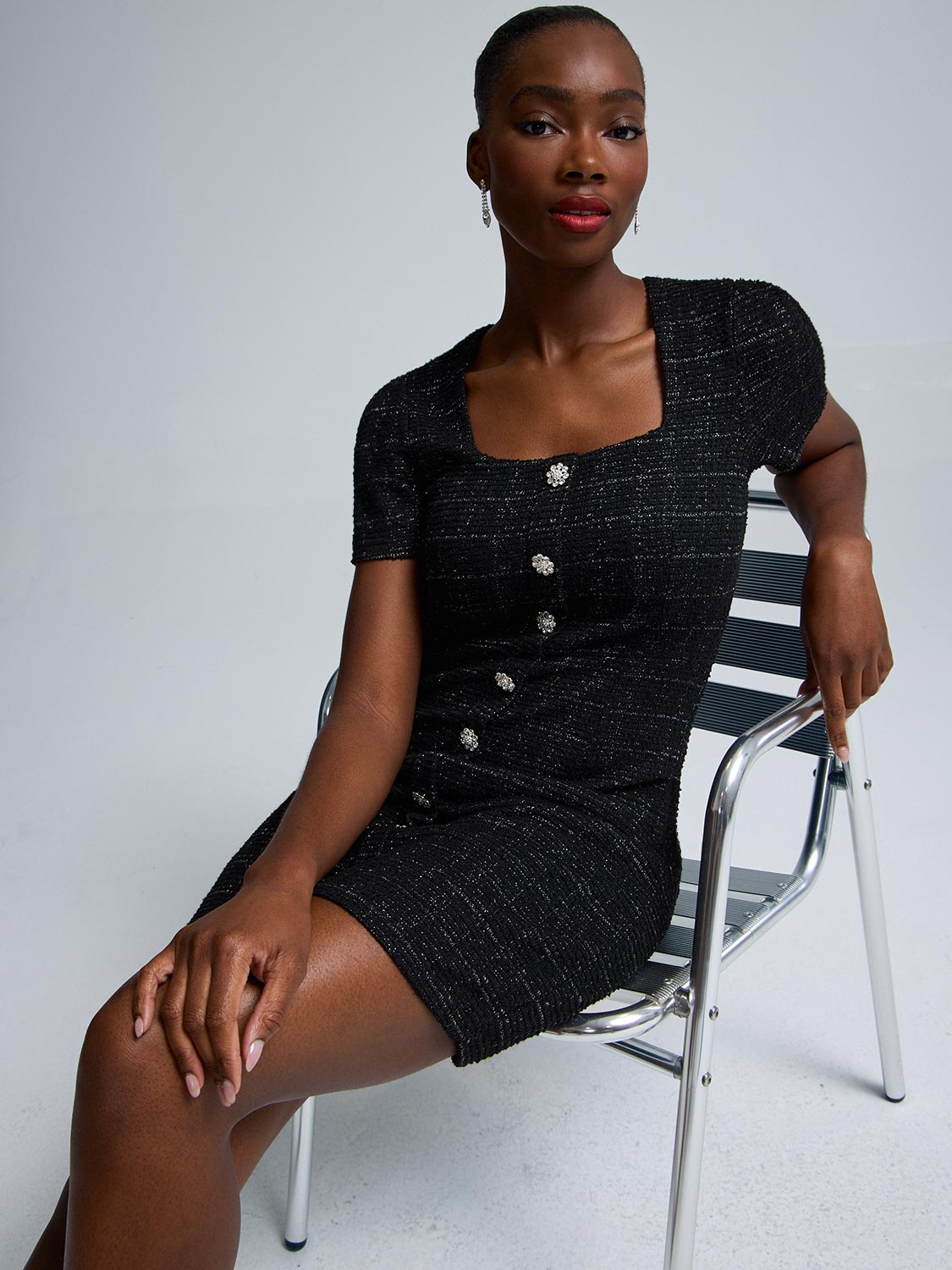 One Shoulder Dot Print Peplum Top – Suzy Shier