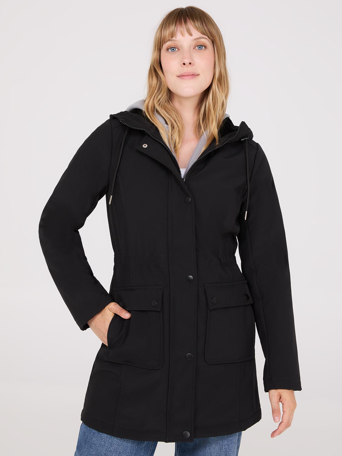 Softshell Hooded Jacket – Suzy Shier