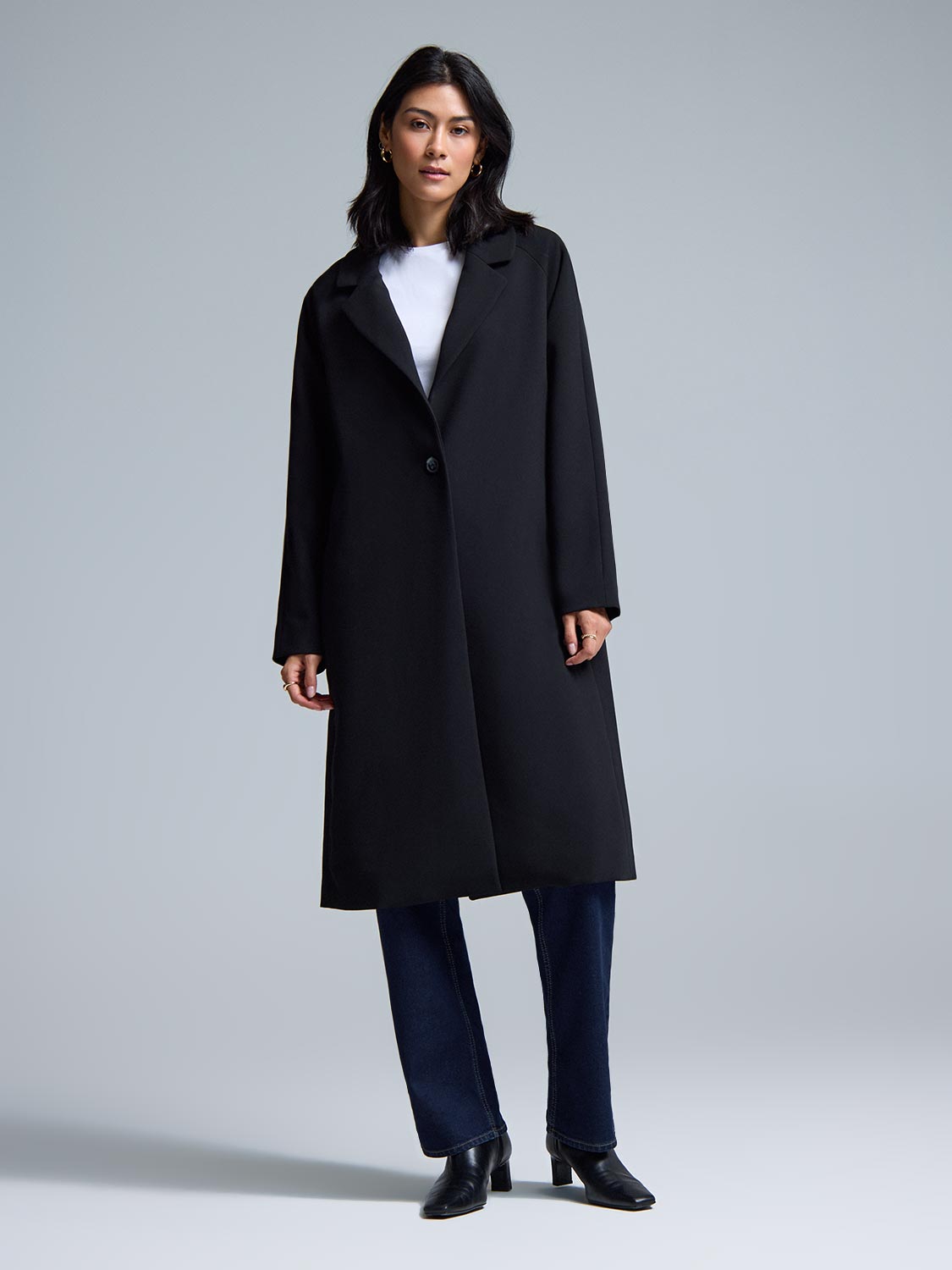 y*様 Herlipto Everyday Belted Trench Jack Trench coat with buckle made of bielastic nylon