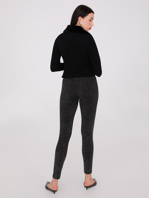 Shimmer Seamless Leggings Black