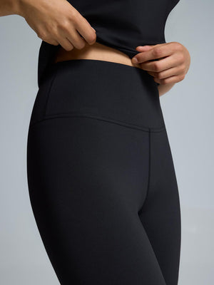 High-Rise Basic Leggings Black