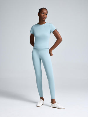 High-Rise Basic Leggings Icy