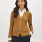Cardigan 2 en 1 en tricot torsadé à col en V