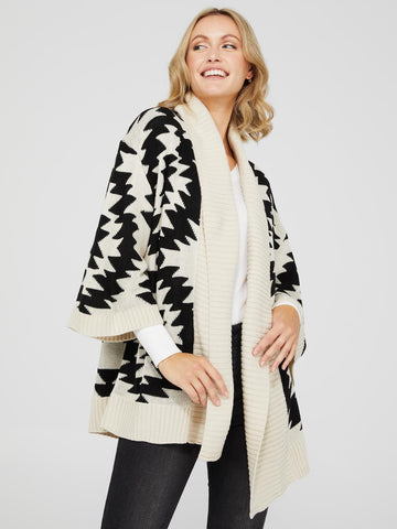 THE PINEBROOK SHAWL COLLAR CARDIGAN SWEATER –