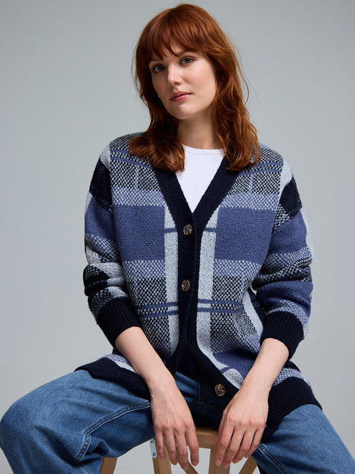 Plaid Duster Cardigan
