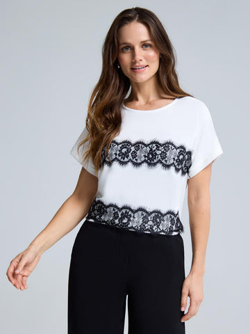 Cuffed Sleeve Animal Print Top – Suzy Shier
