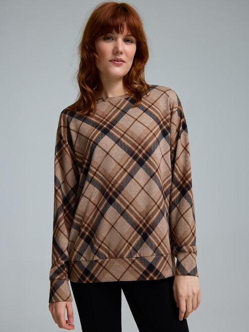 Plaid Sweatshirt