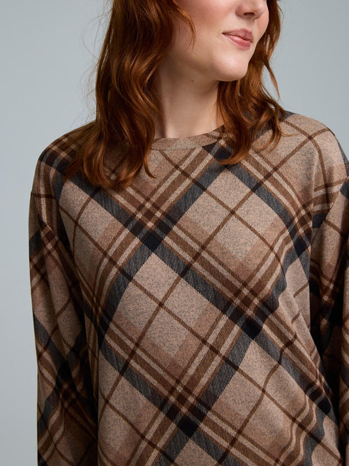 Plaid Sweatshirt