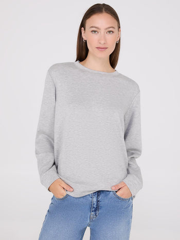 Cloud Fleece Drop Shoulder Sweatshirt Grey