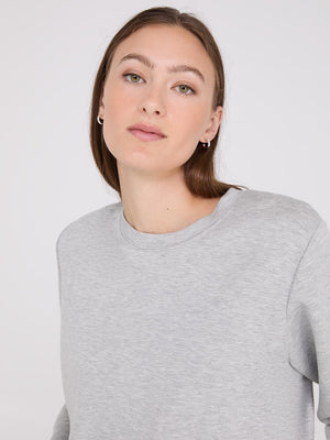 Cloud Fleece Drop Shoulder Sweatshirt Grey