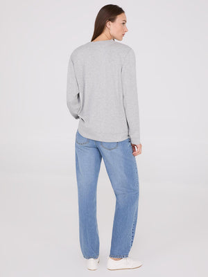 Cloud Fleece Drop Shoulder Sweatshirt Grey