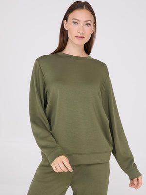 Cloud Fleece Drop Shoulder Sweatshirt Ivy